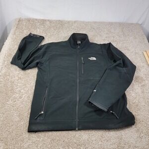 The North Face Apex Softshell Jacket Mens XL Full Zip Black